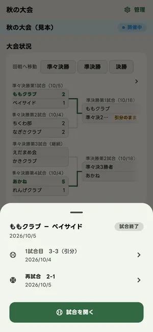 再試合のある枠