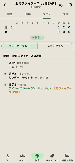 プレーバイプレー